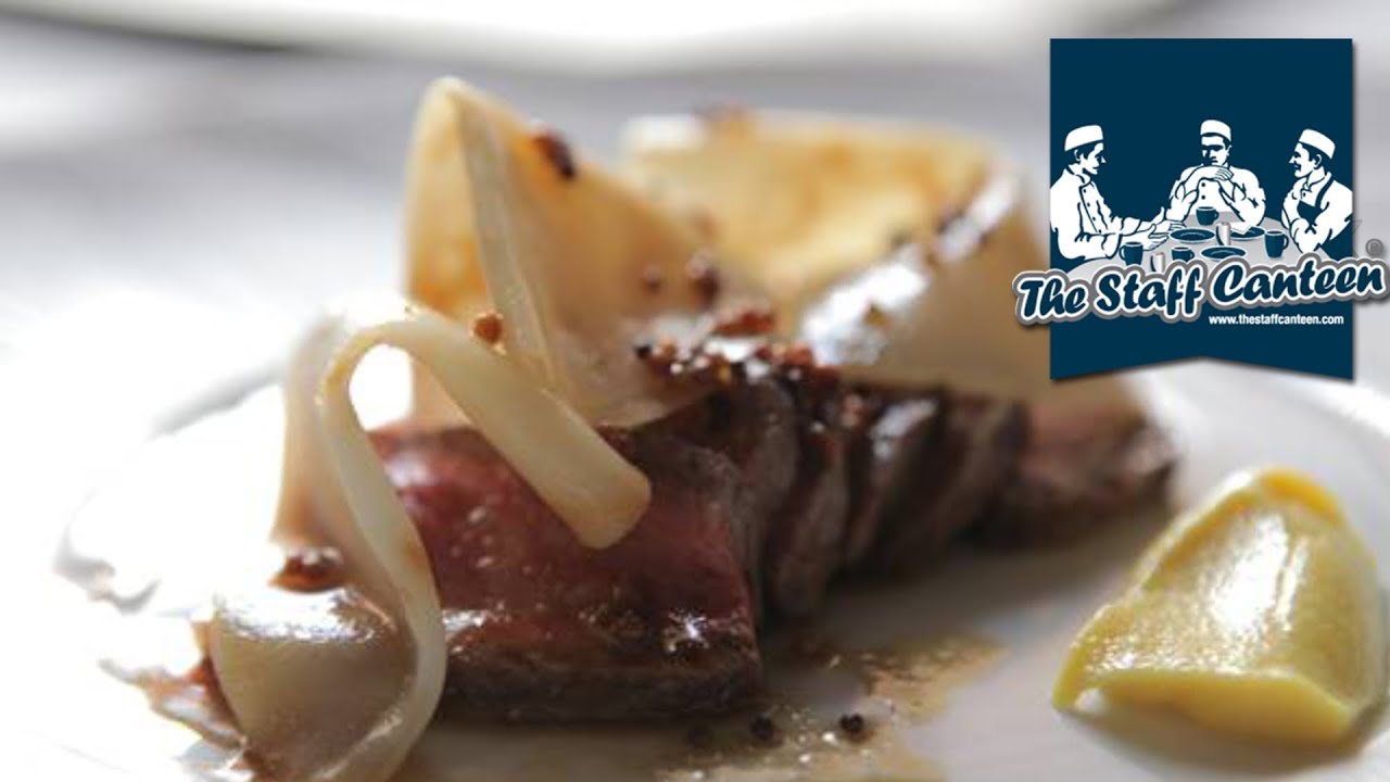 2-Michelin star chef Anthony Genovese creates a beef rib with celeriac ...