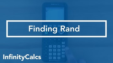 Where to find Random Real Number Generator (TI-84 CE Graphing Calculator)