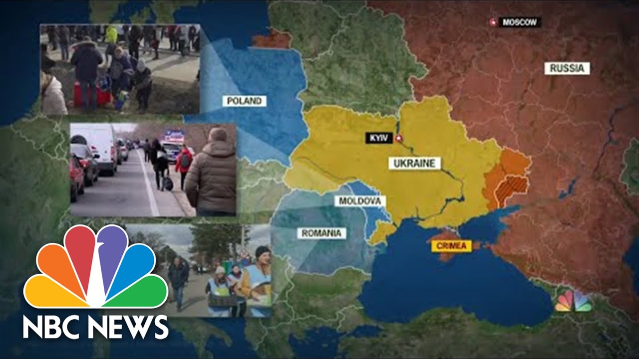 Ukrainian Refugees Continue To Flee Ukraine