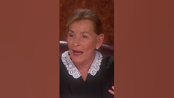 Judge Judy believes him! #shorts
