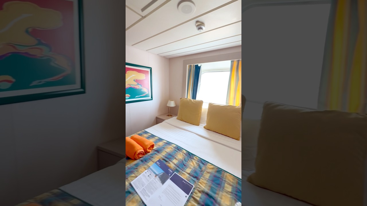 MSC Lirica Ocean View Cabin 7164 Tour 🚢✨ #shorts⁠ #cruise