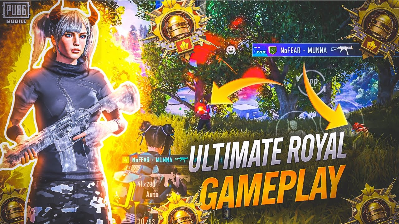 Ultimate Royal Gameplay in PUBG Mobile🔥 | Smooth Sprays & Clutch 💯 