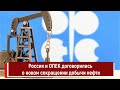 Россия и ОПЕК договорились о новом сокращении добычи нефти