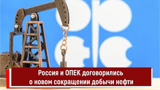 Россия и ОПЕК договорились о новом сокращении добычи нефти