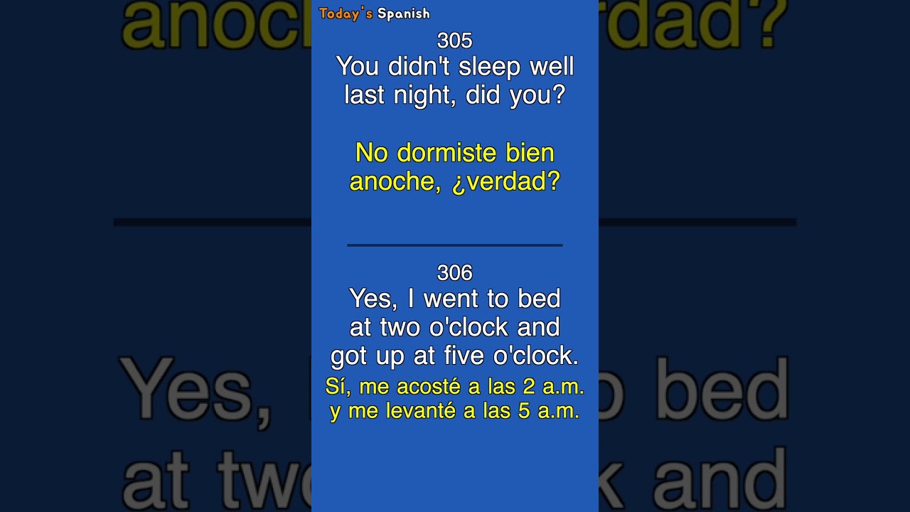 Learn Spanish (305~308)|Spanish Listening | Spanish Conversation | 