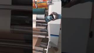 Roll to sheet cutting machine high speed