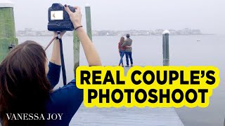 How to Pose Couples (REAL Engagement Session BTS )