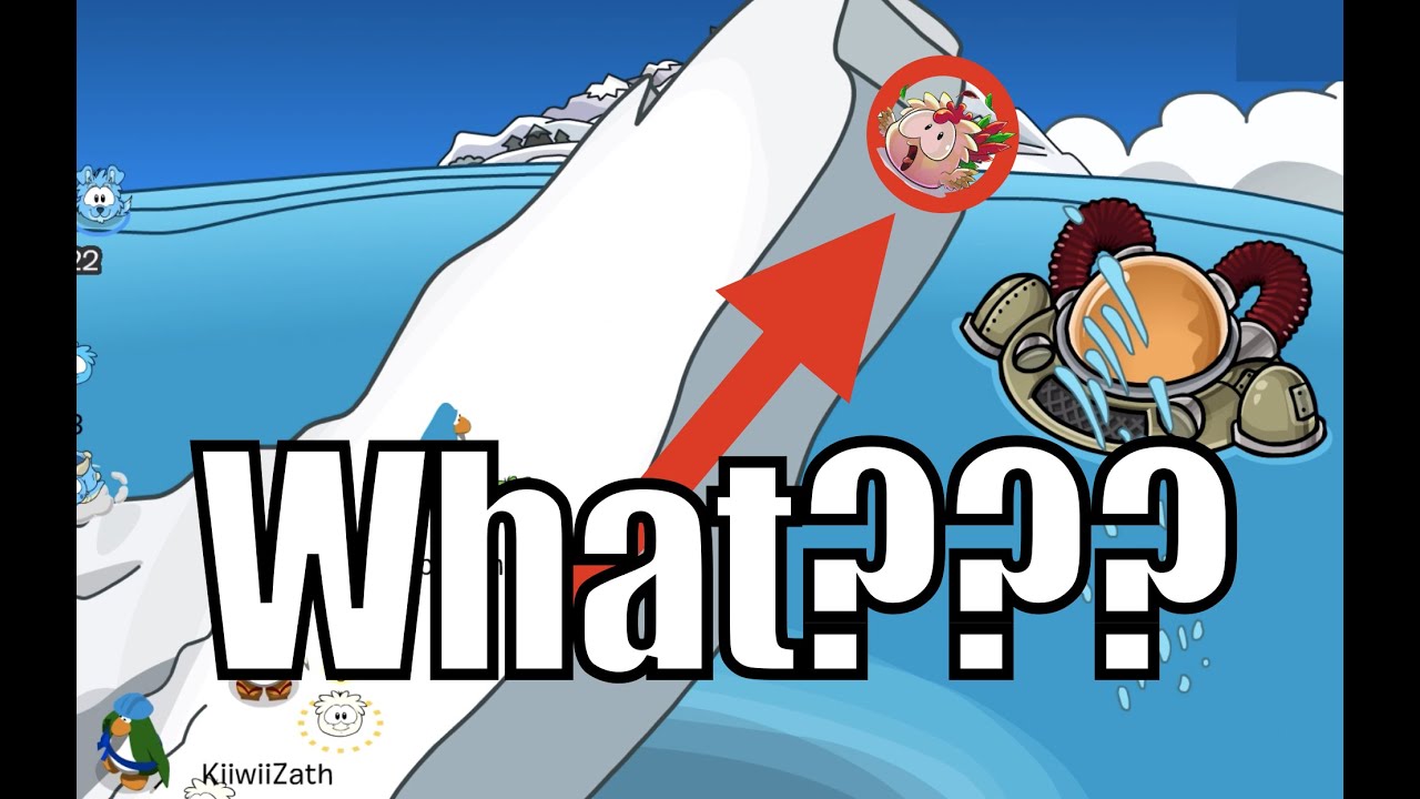 Flipping the iceberg Club Penguin Online YouTube