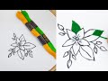 hand embroidery all over design with beautiful flower embroidery designs