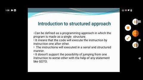 Programming in C (EST 102): Module 1 ( Part :2.b)_ Languages and Structured approaches