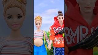 How to make baby bump for Barbie #shorts
