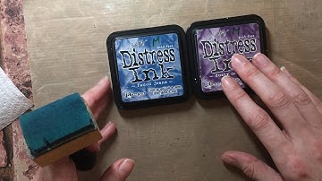 An introduction to Tim Holtz Distress Ink Pads