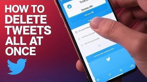 How to Delete Tweets All at Once Tutorial (2025) Full Guide