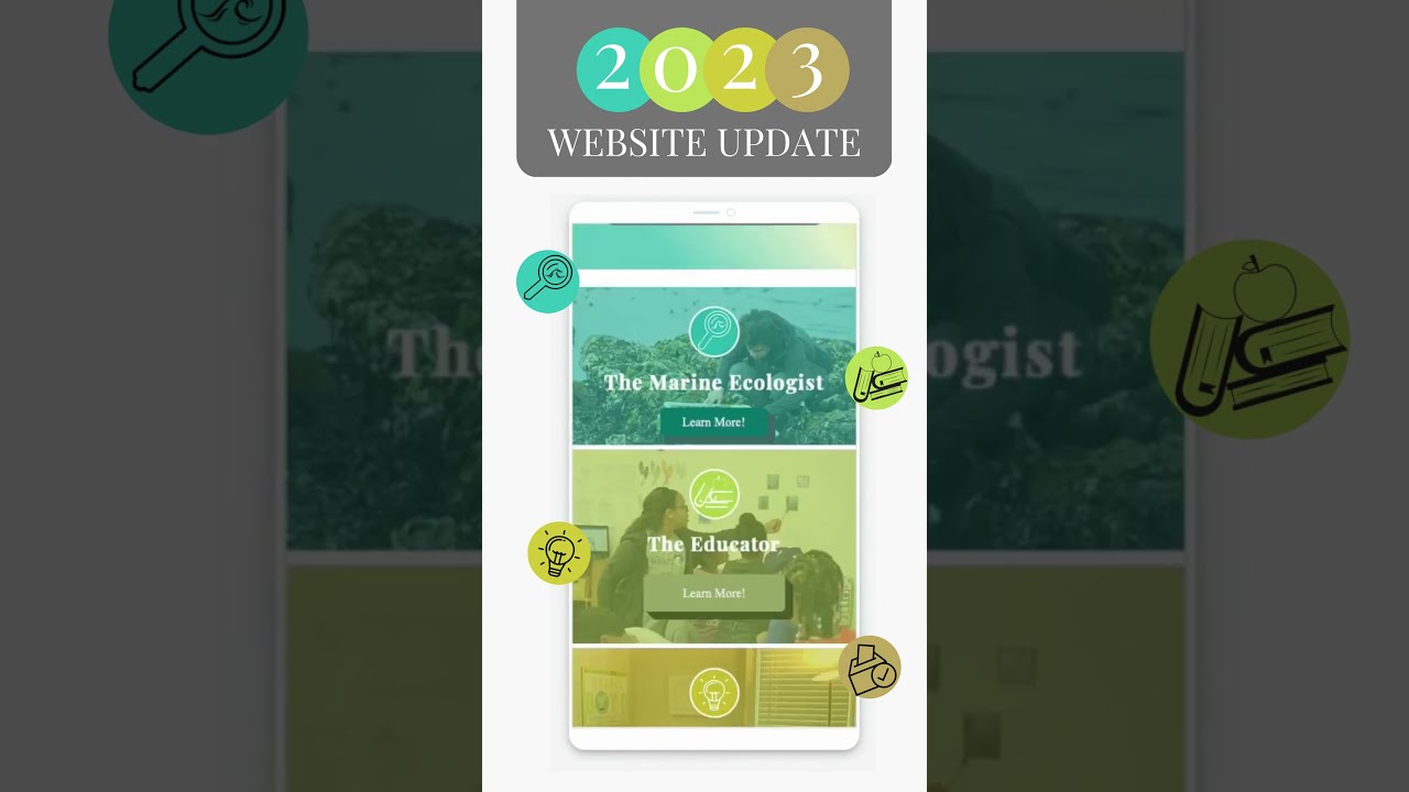 2023 website redesign🌐😍