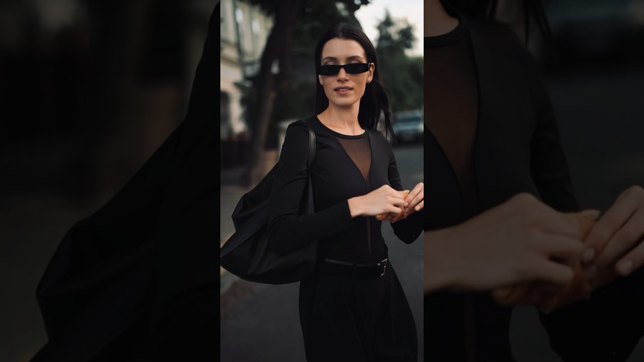 Black bodysuit with mesh detail! 