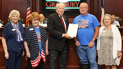 Memorial Day Proclamation, Granbury City Council: May 16, 2023