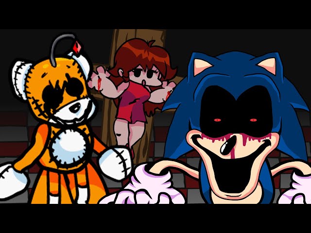 Sonic.exe phase 1 and Tails Doll Reanimated [Friday Night Funkin'] [Mods]