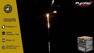 Zeus Fireworks - Crackling Crossette - BKCK25CC