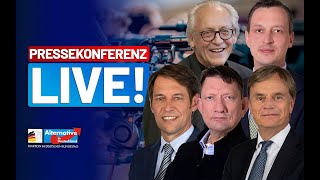 LIVE: Pressekonferenz - Der Fall Wolfram Weimer und das weitere Vorgehen der AfD-Fraktion!