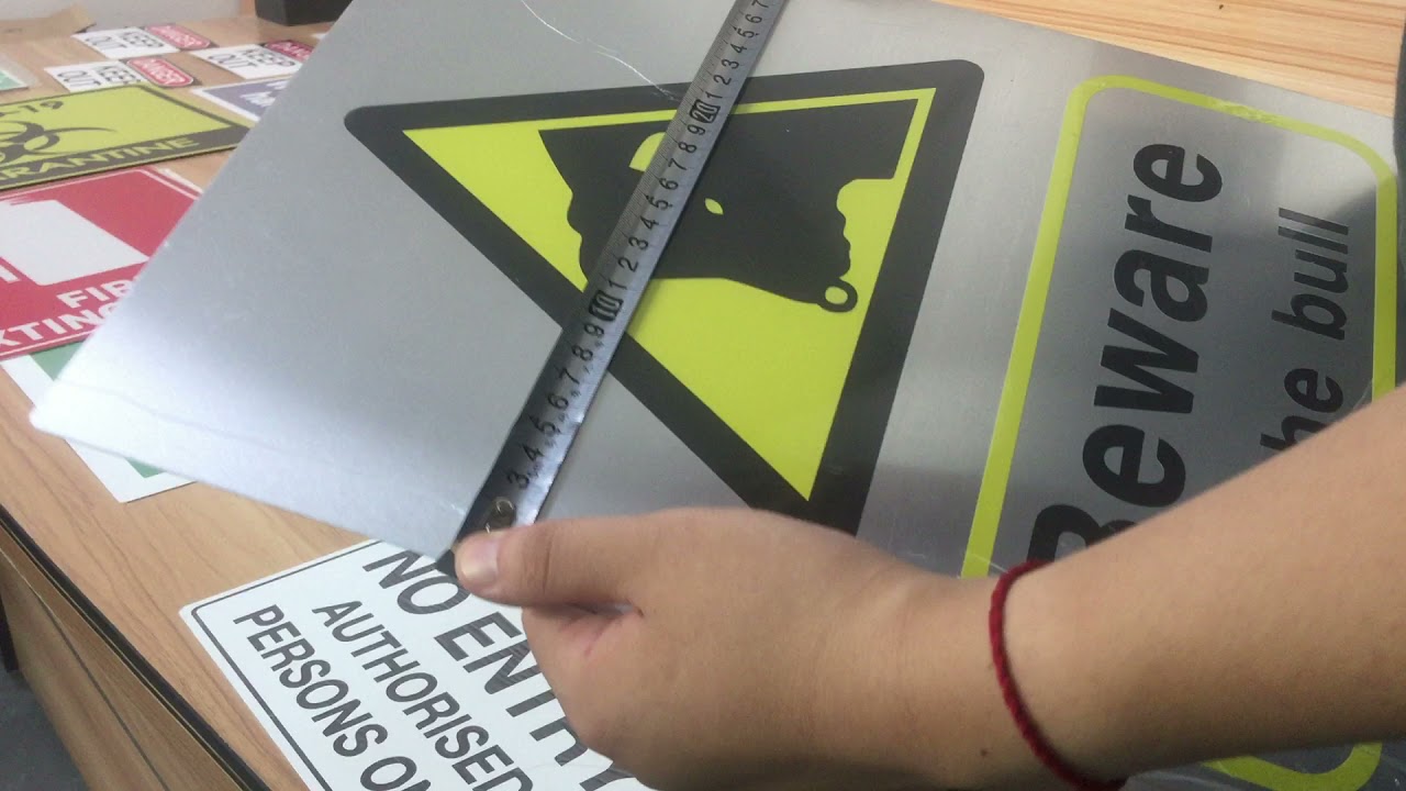 Safety Signs Beware of the Bull