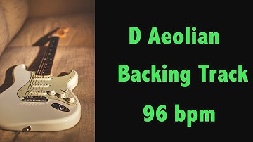D Aeolian Mode Backing Track (v2)