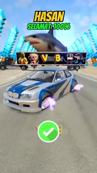 Nama Kamu SIapa? Part 17 😱 #beamngdrive #beamng #shorts #shortvideo #gaming #truk #trukoleng #mobil