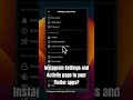 Free Instagram Settings and Activity Component | Flutter Component Library