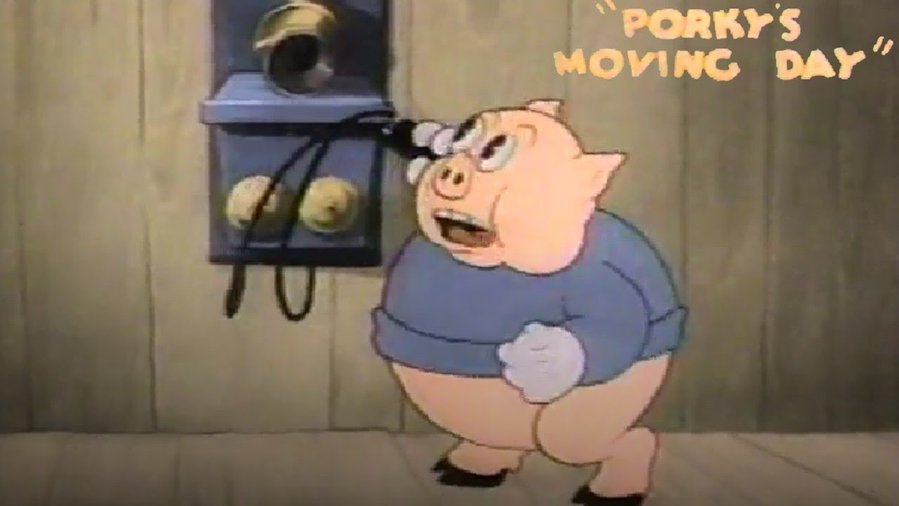 Porky's Moving Day 1936 Looney Tunes Porky Pig Cartoon Short Film