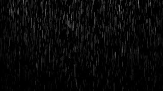Rainfall Effect Black Screen | Black Screen Rain Effect | Part 12 | Rainfall Black Background