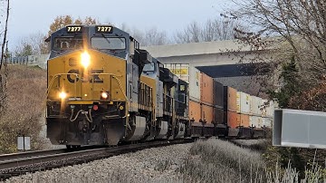 CSX Train I128 at Terre Haute, IN - Nov 18th, 2025