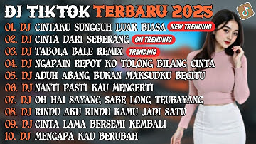 DJ TIKTOK TERBARU 2025 | DJ CINTAKU SUNGGUH LUAR BIASA🎵DJ CINTA DARI SEBERANG🎵| FULL ALBUM