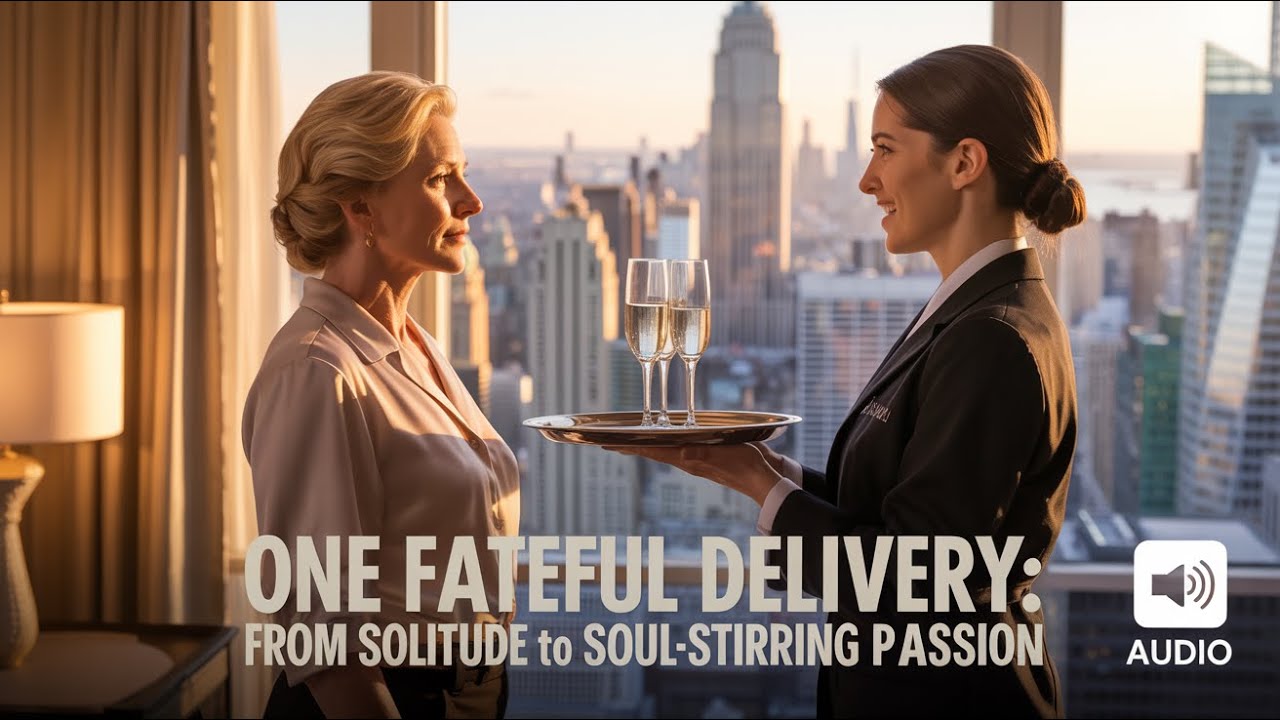 A LONELY 52-YEAR-OLD MILLIONAIRE CALLED ROOM SERVICE... AND WHAT ARRIVED SHATTERED HER WORLD,...