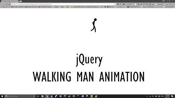 {jQuery for Beginners} Walking Man Animation