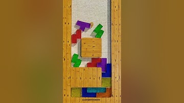Tetris Digital Clock Number Down to Zero Challenge - Softbody Simulation V24