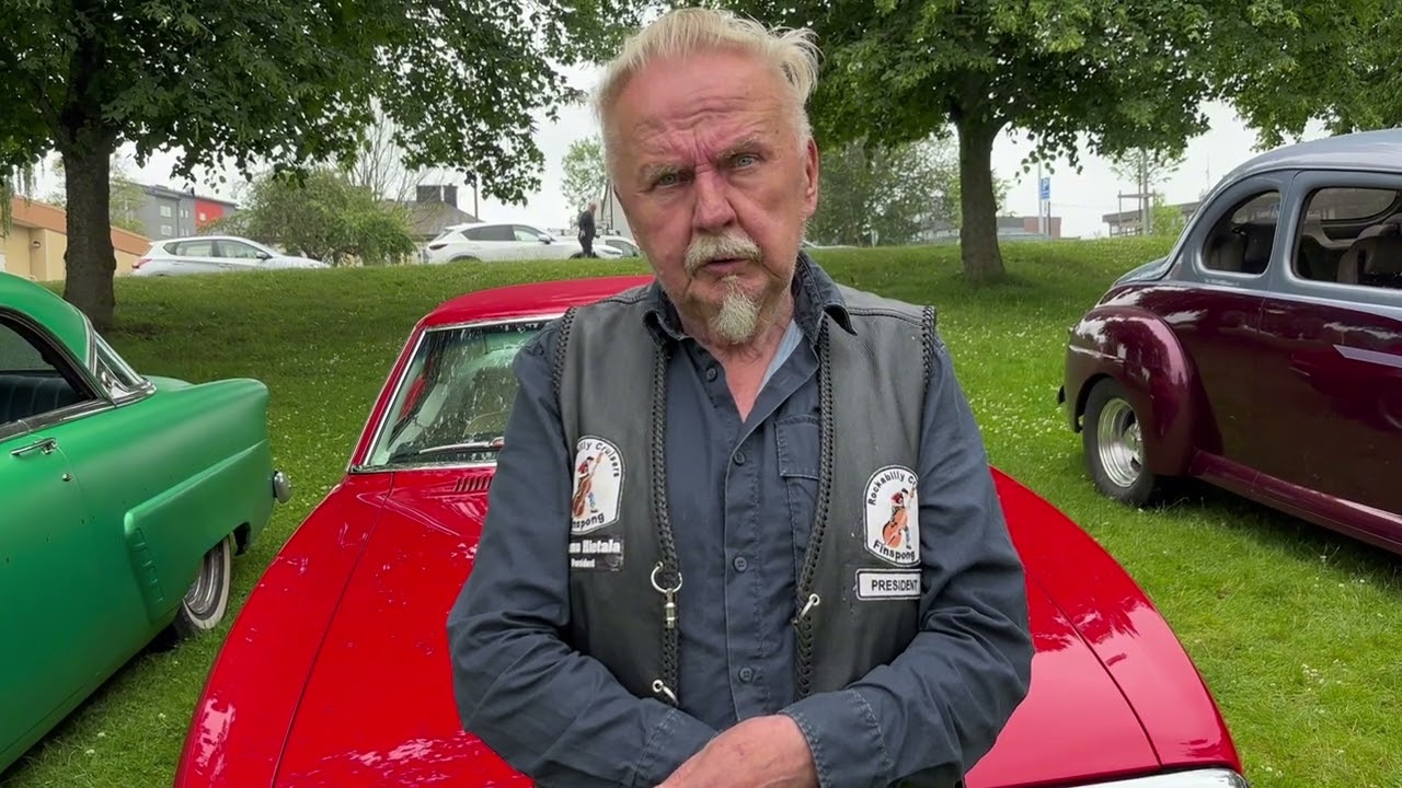 Rockabilly Cruisers bil- & MC utställning i Bruksparken, Finspång 28 juni 2025