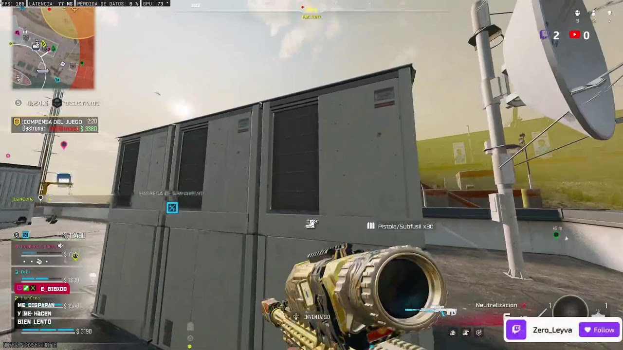 subiendo niveles en zombies 