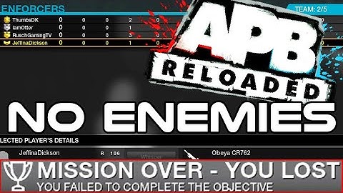 APB: Reloaded | We can