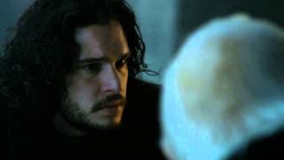 Game of Thrones 5x05   Jon Snow and Maester Aemon Kill the boy and let the man be born