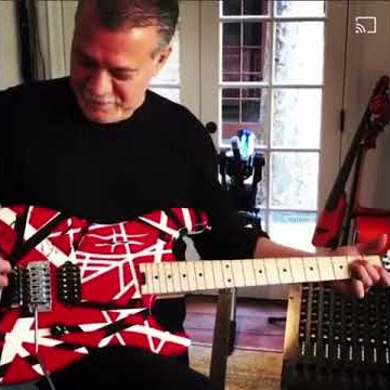 New Eddie Van Halen video — demonstrating the D-Tuna in 2017.