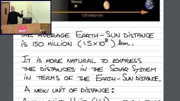 ASTR1P01 CLIP 5: The Astronomical Unit (AU); the Light-Minute