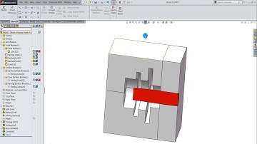 SolidWorks Tutorial: Create Core/Cavity for a part