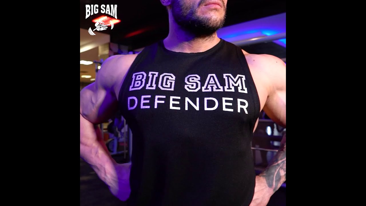 Canotta Palestra BIG SM EXTREME SPORTSWEAR Bodybuilding 225 – Uomo, Taglio Athletic