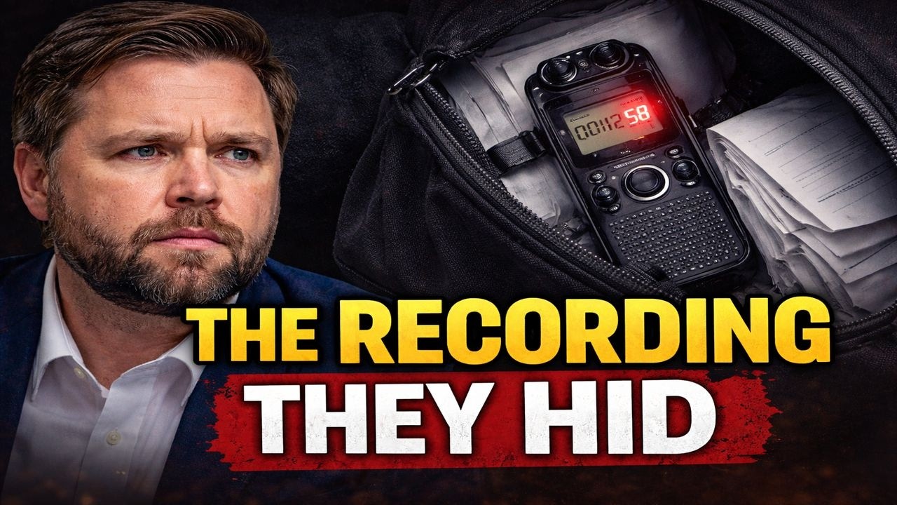 “I Found the Recording”: The Witness 14 Audio JD Vance Didn’t Want Public