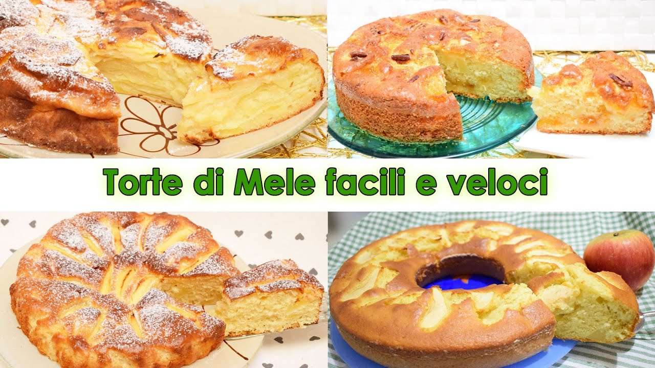 TORTE DI MELE RICETTE FACILI E VELOCI - YouTube