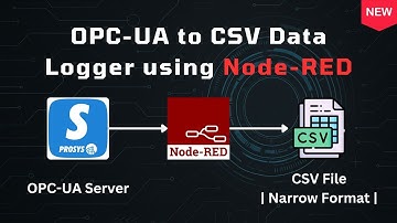 OPC-UA to Daily CSV File Data Logger using Node-RED | Narrow Format |