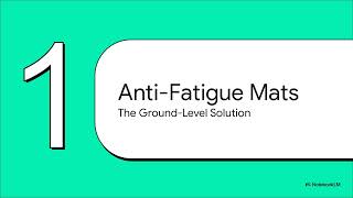The Hazard of Hard Floors Why use Antifatigue Mats , Ergonomic Mats, Standing Workstation Mat