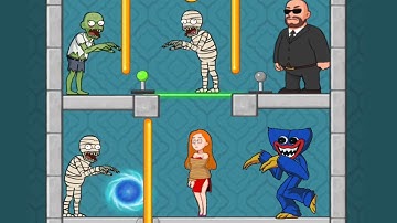 Save The Girl Puzzle Spy New Gameplay Walkthrough Hard Level 666-670 ♡ Pull The Pin Game