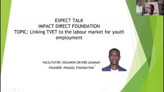 Expert Talk: Linking TVET To The Labour Market For Youth Employment