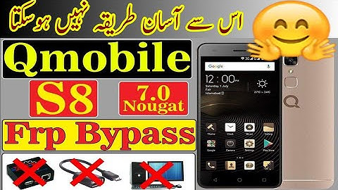 Qmobile S8 Frp Bypass Without Pc | Android 7.0 |2020 Qmobile S8 Google Account Bypass irshad khan 20