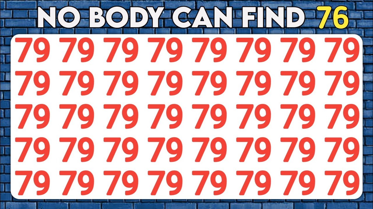 Find the Odd One Out | Number and Letter Search Edition | Test Your ...